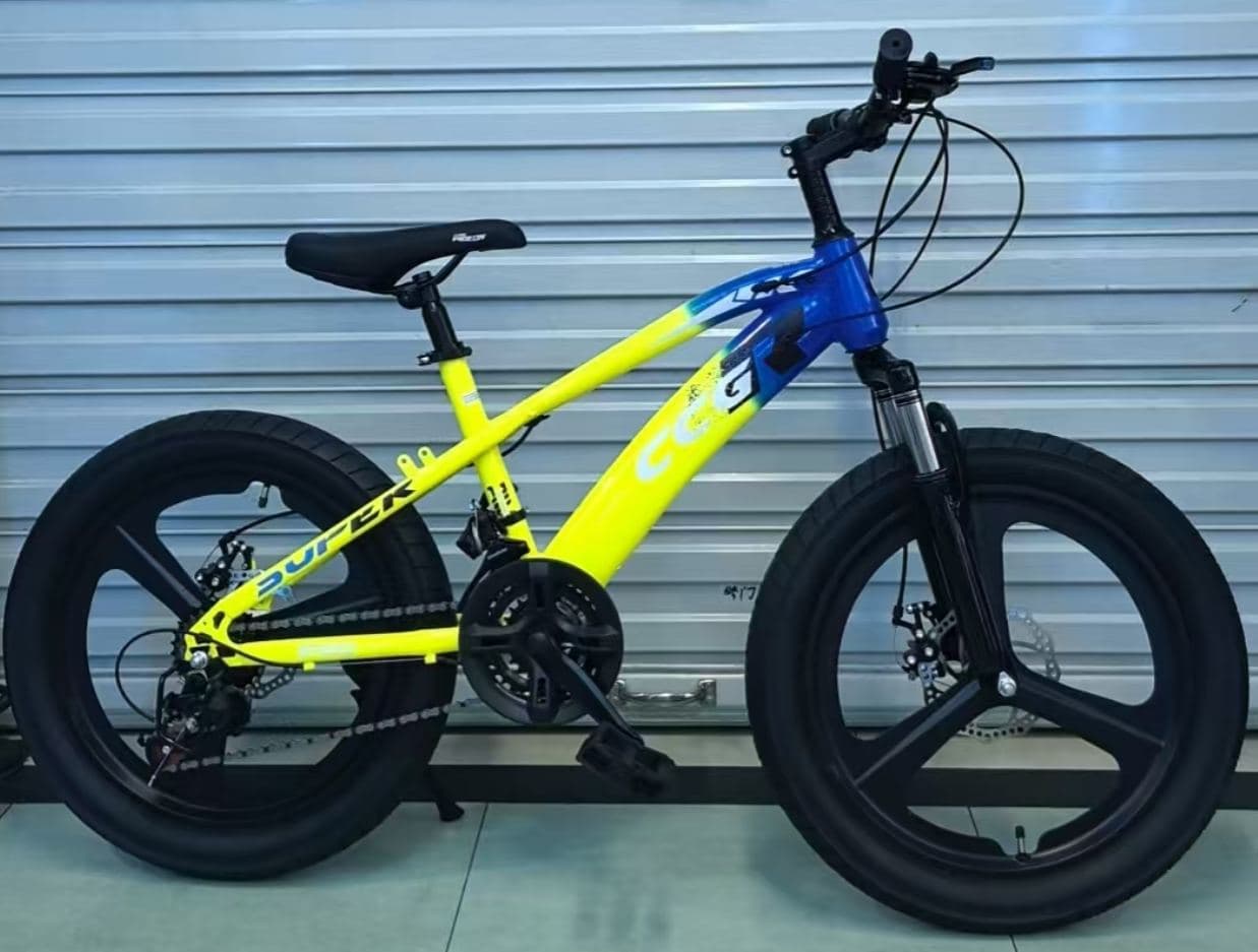 LXZ Fat Tyre Mountain Bike, 20 inch, 21-Speed with 3.0 Tyres
