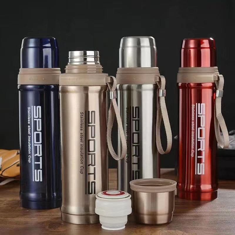 Diwangxin Sports Vacuum Flask with Cup and Bowl Lid
