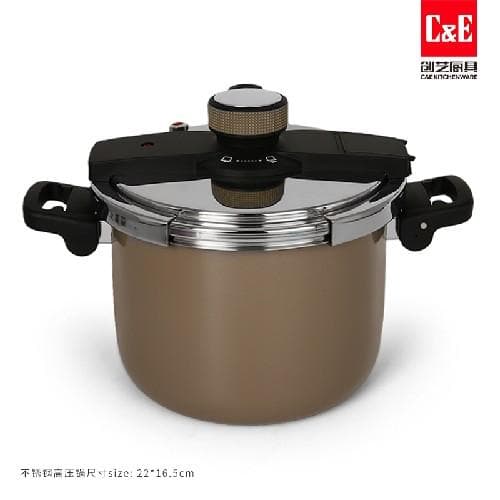 DSB22 Pressure Cooker, 6 Litre, 22cm, Folding Handles 5