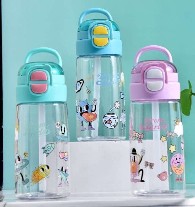 Plastic Water Bottle, 500 ml, PC+PP, Ref. WB60440