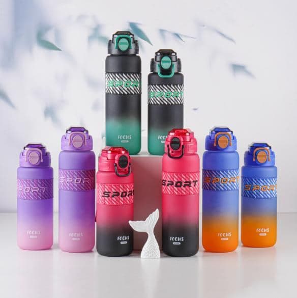 Plastic Water Bottle, 800 ml, PC, Ref. WB60341