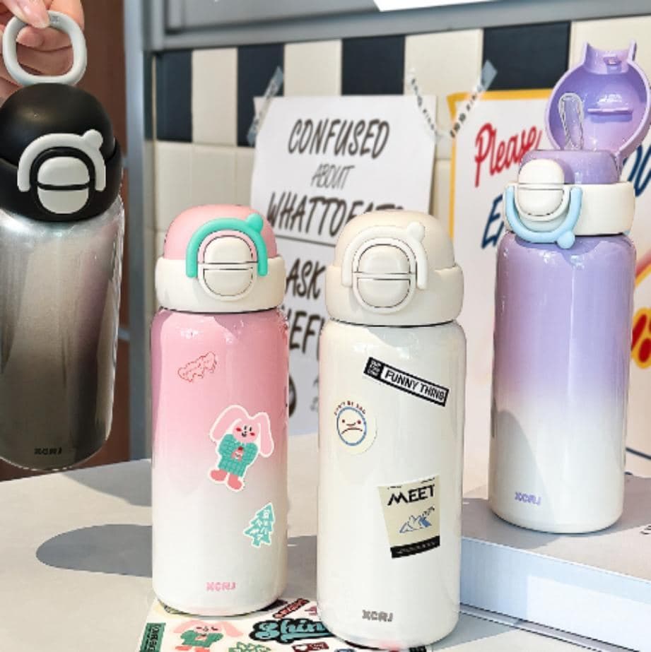 Kids Stainless Steel Vacuum Flask, 450 ml, Ref. K037