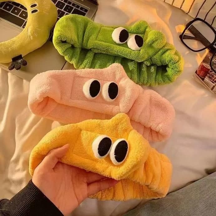 Crocodile and Duck Spa Hair Band, Green and Yellow