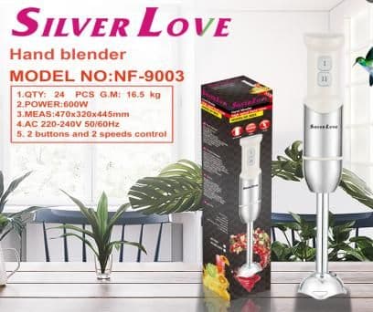Stainless Steel Hand Blender NF-9003, 600W,