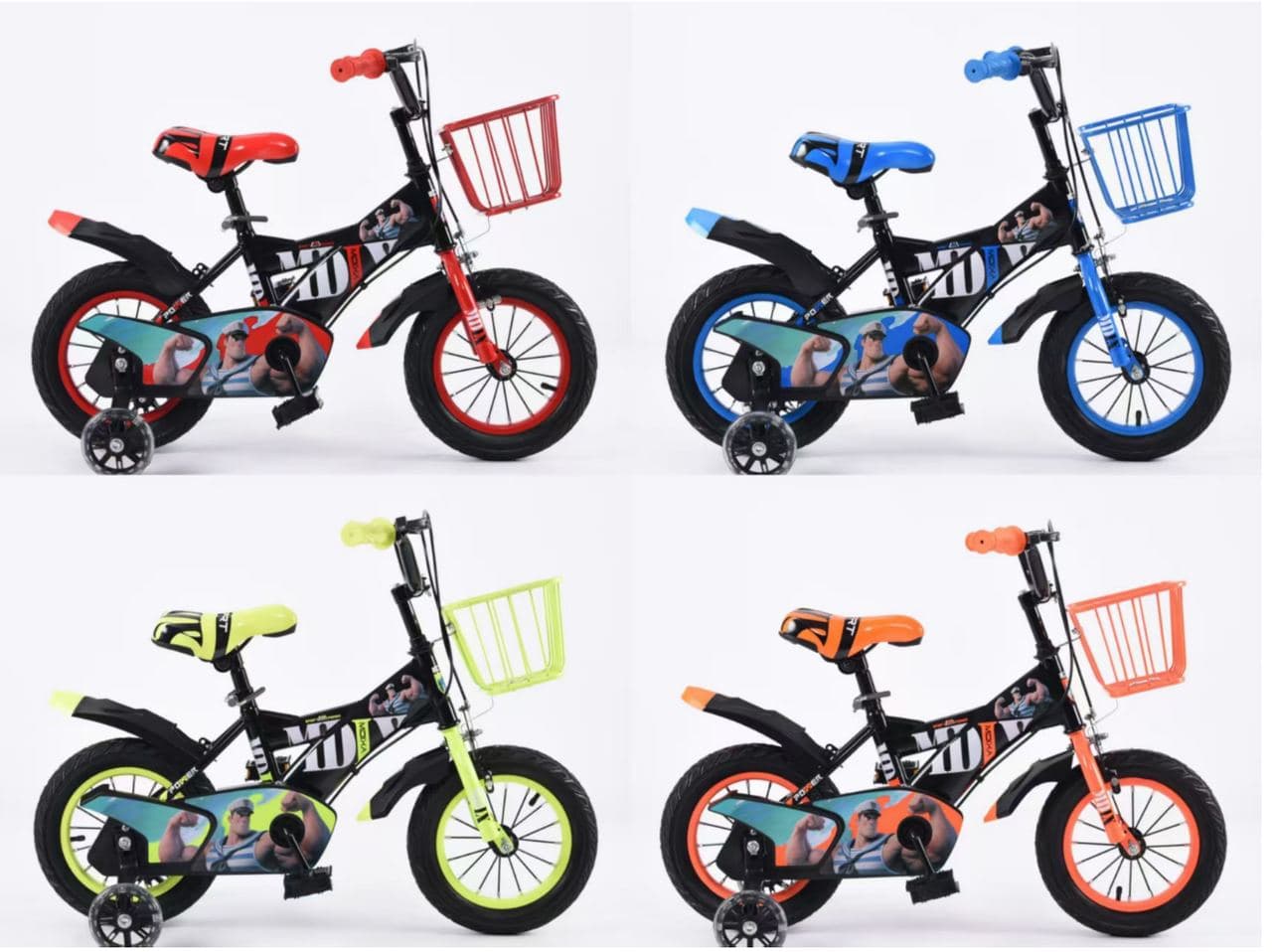 YD BMX Kids Bike with Coloured Basket