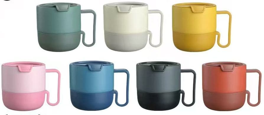 Diwangxin 5223 Handled Mug with Sliding Lid, 425ml 2