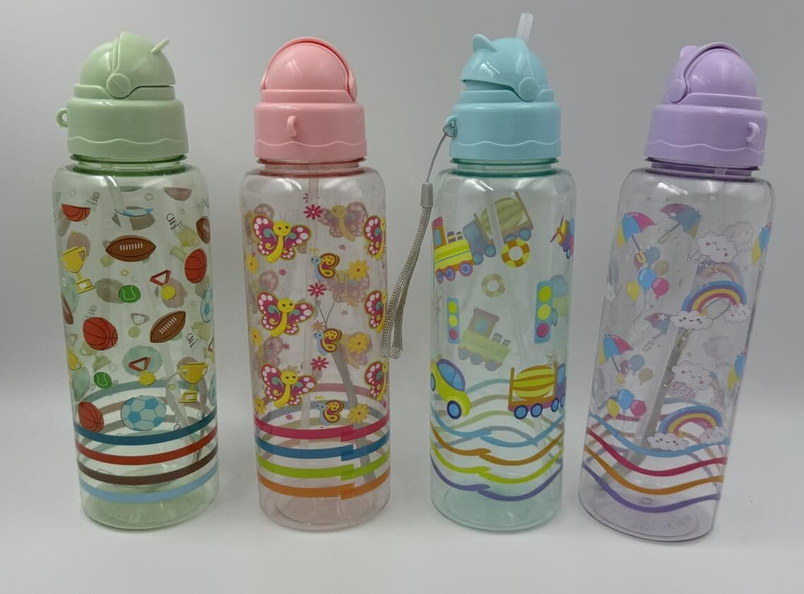 Plastic Water Bottle, 770 ml, PET, 26 x 7.5 cm, Ref. WB61012