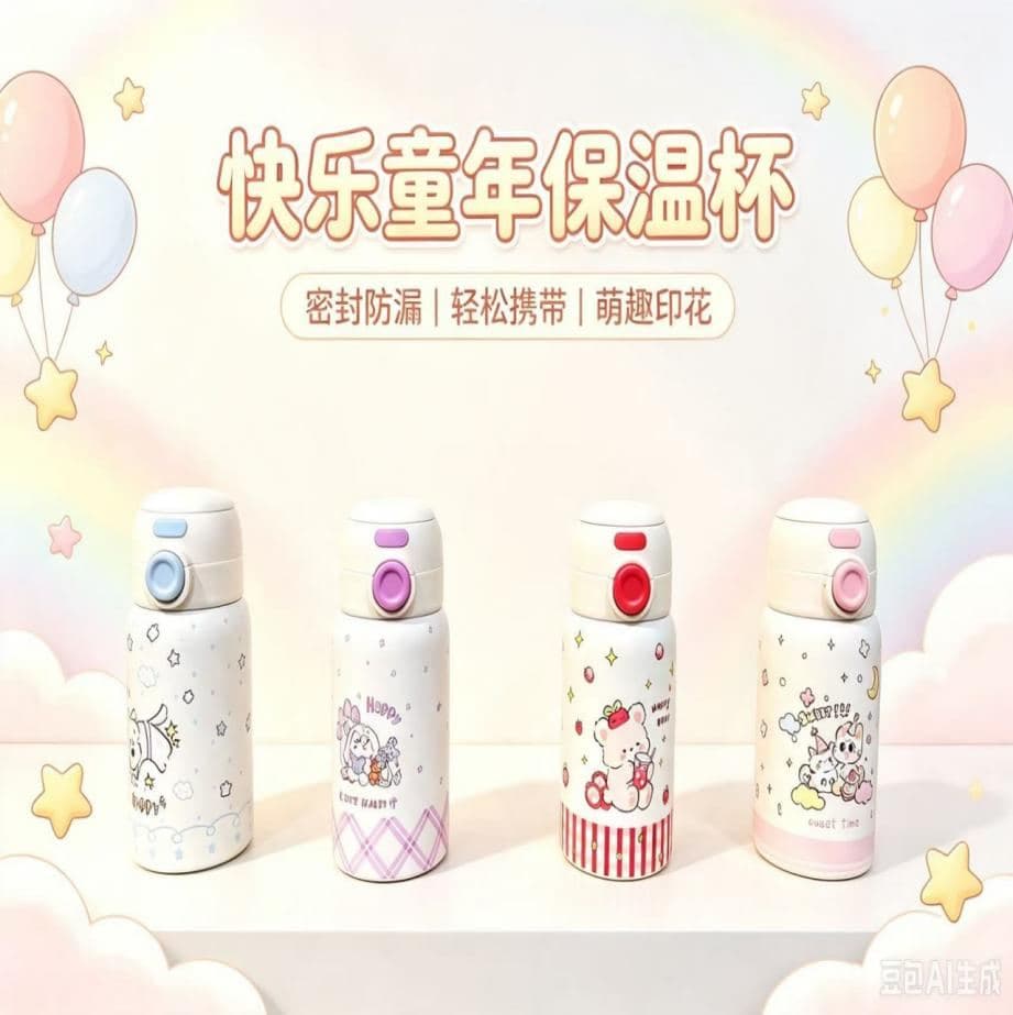 Kids Stainless Steel Vacuum Flask, Ref. K035 2