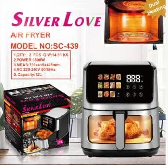 Air Fryer SC-439, 12L，DualHeating, 3500W