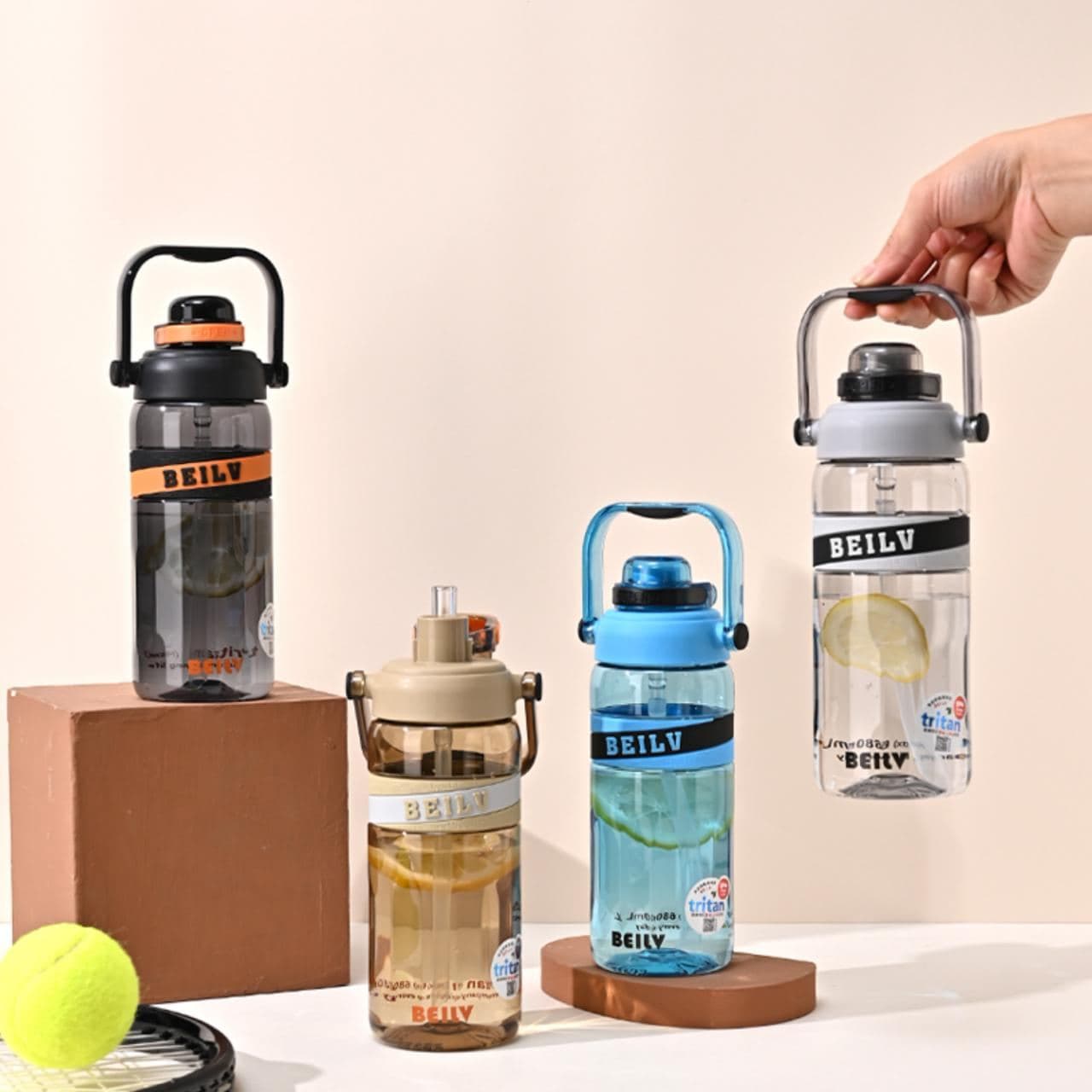 Plastic Water Bottle, 500 ml, Tritan, Ref. WB60880