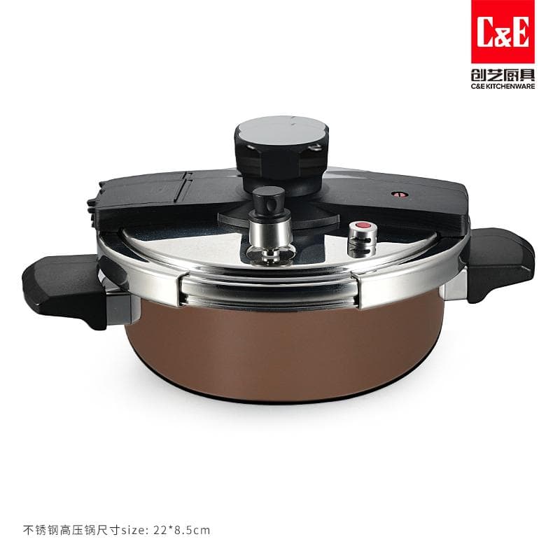 DSB22 Pressure Cooker, 3 Litre, 22cm, Folding Handles 8