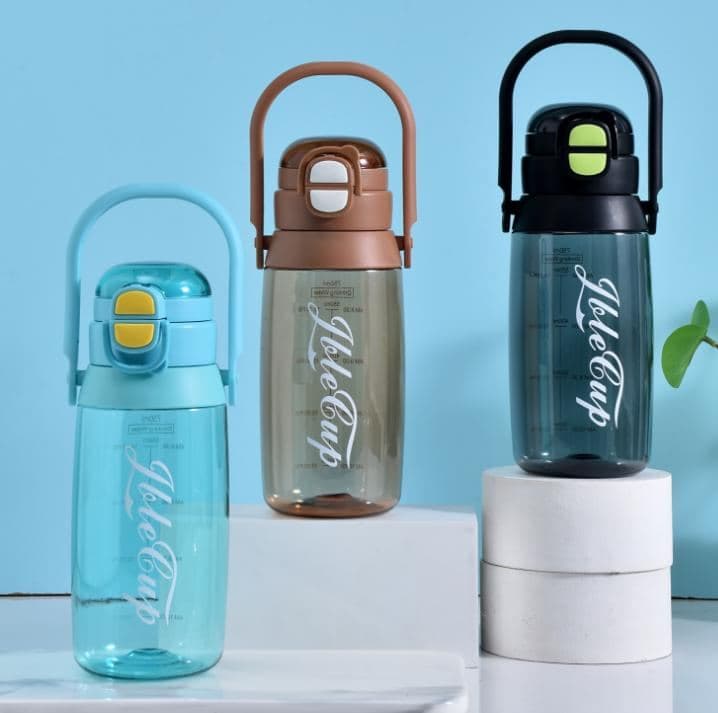 Plastic Water Bottle, 900 ml, PC+PP, Ref. WB60437