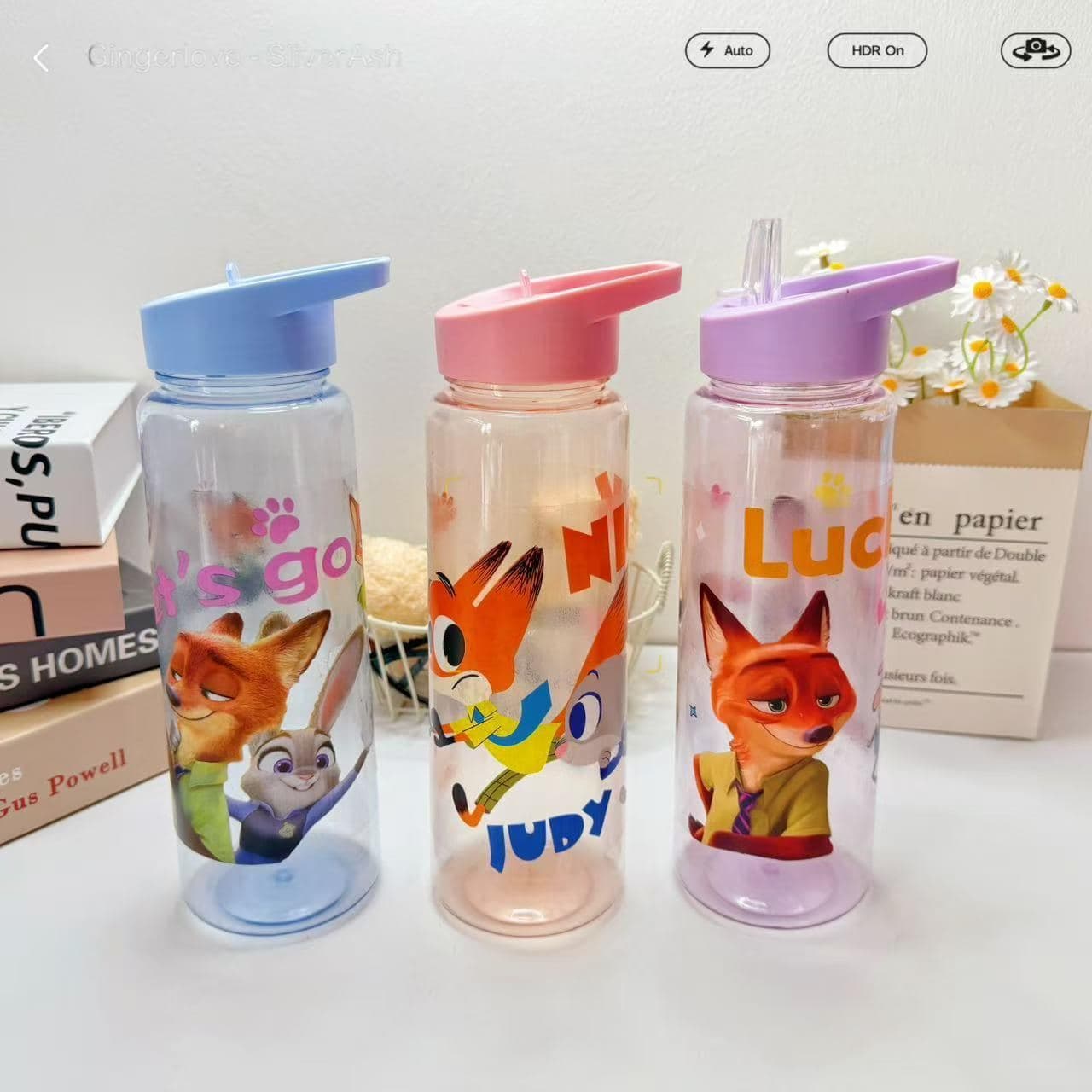 Plastic Water Bottle, 650 ml, Tritan, 8 x 817.5 cm, Ref. WB60906
