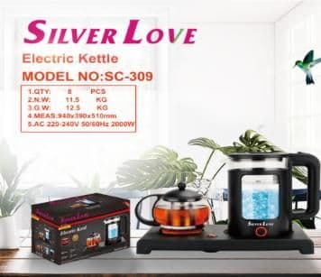 Electric Kettle SC-309, 0.6L+1.8 L, 2000W