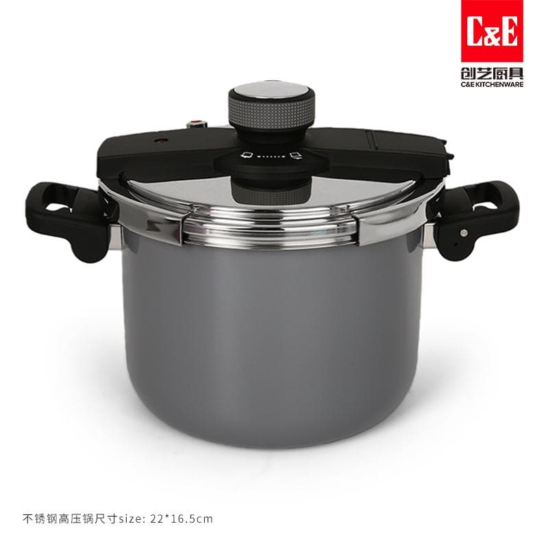 DSB22 Pressure Cooker, 6 Litre, 22cm, Folding Handles 2