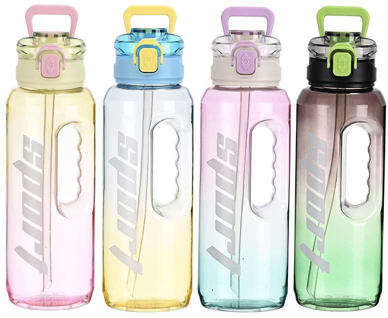 Plastic Water Bottle, 680 ml, PC+PP, Ref. WB60604