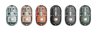 R8 1766 5D Wireless 2.4G & Bluetooth Mouse (Rechargeable), 800-1200-1600 DPI