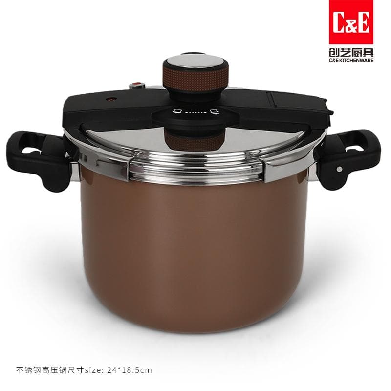 DSB24 Pressure Cooker, 8 Litre, 24cm, Folding Handles 8