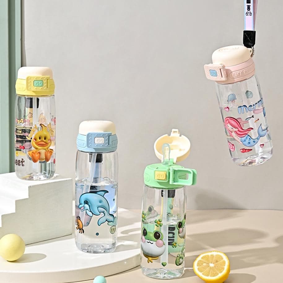 Plastic Water Bottle, 650 ml, Tritan, Ref. WB60896