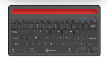 R8 1843 2.4G & Bluetooth rechargeable wireless keyboard Arabic & Spanish layout, 78 Keys