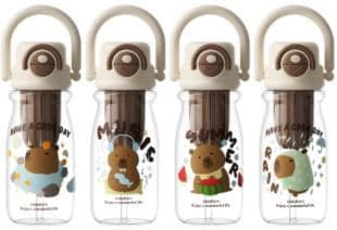 Plastic Water Bottle, 900 ml, PC+PP, 7.8 x 25 cm, Ref. WB60305