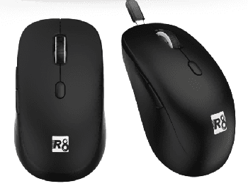 R8 G307 6D Wireless 2.4G & BT Rechargeable Gaming Mouse, 800-1200-1600-3200 DPI, 6 Buttons 2