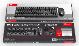 R8 1915 Wireless Keyboard and Mouse Combo English & Arabic layout, 1000 DPI 2