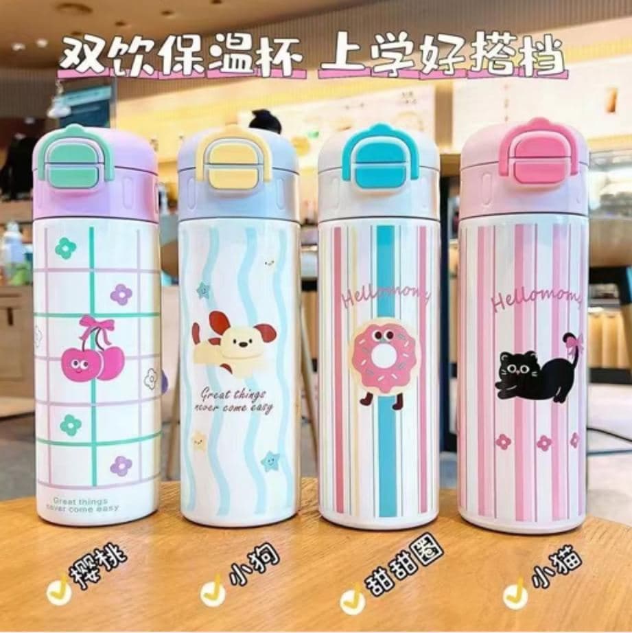 Kids Stainless Steel Vacuum Flask, 500 ml, Ref. K074