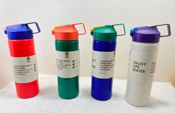 Plastic Water Bottle, 580 ml, PC+PP, 6 x 19 cm, Ref. WB61128 2