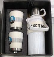 Diwangxin 5191-2 Vacuum Flask Gift Set, 1000ml with Two 318ml Cups