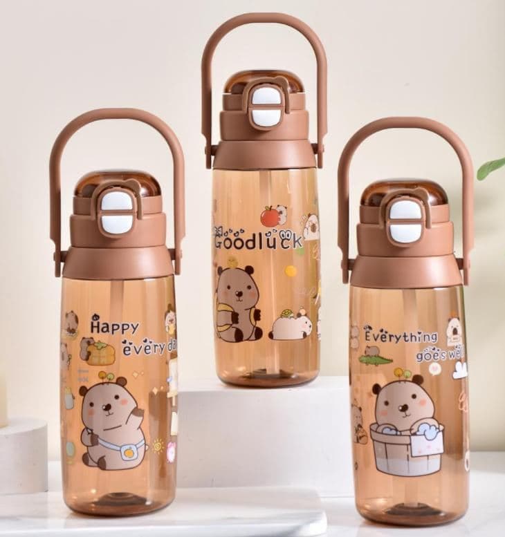 Plastic Water Bottle, 750 ml, PC+PP, Ref. WB60443