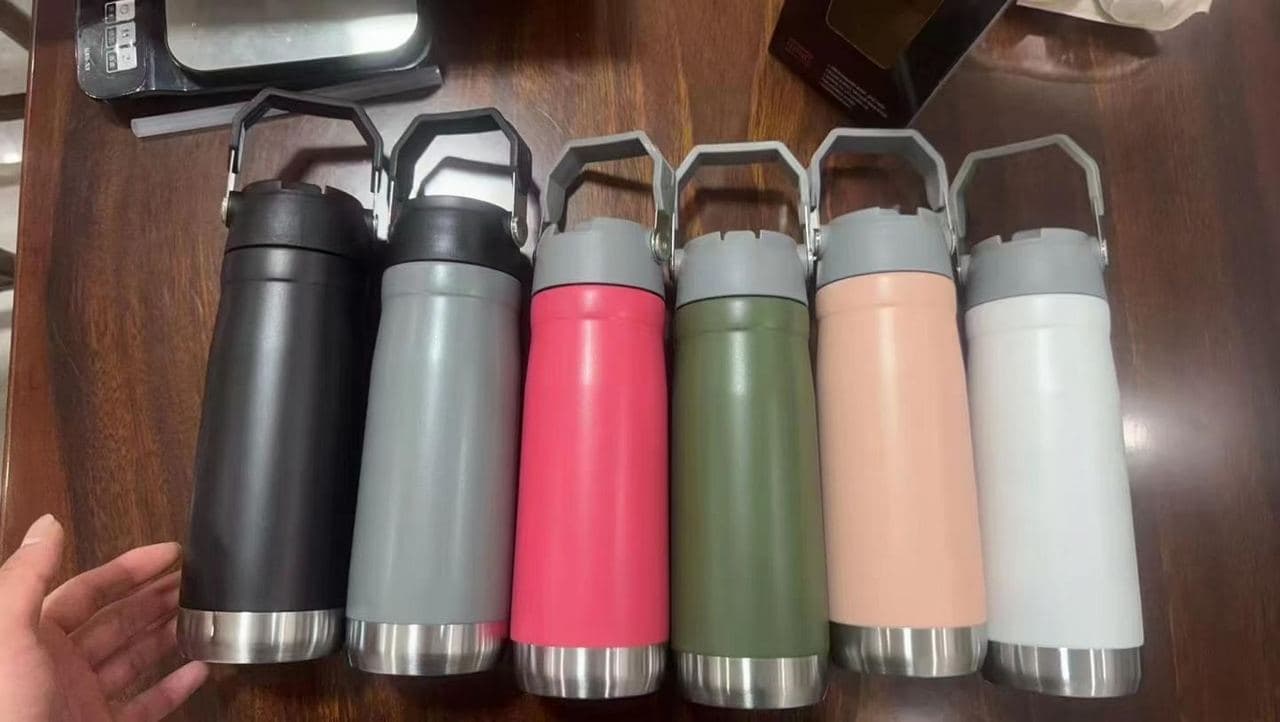 Coffee Stainless Steel Vacuum Flask, 400 ml, Ref. F154