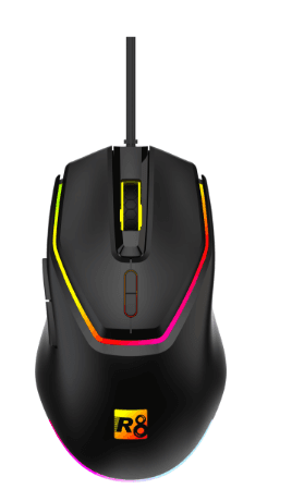 R8 G152 7D Wired Gaming Mouse LED, 1200-1800-2400-3600 DPI, 7 Buttons 2