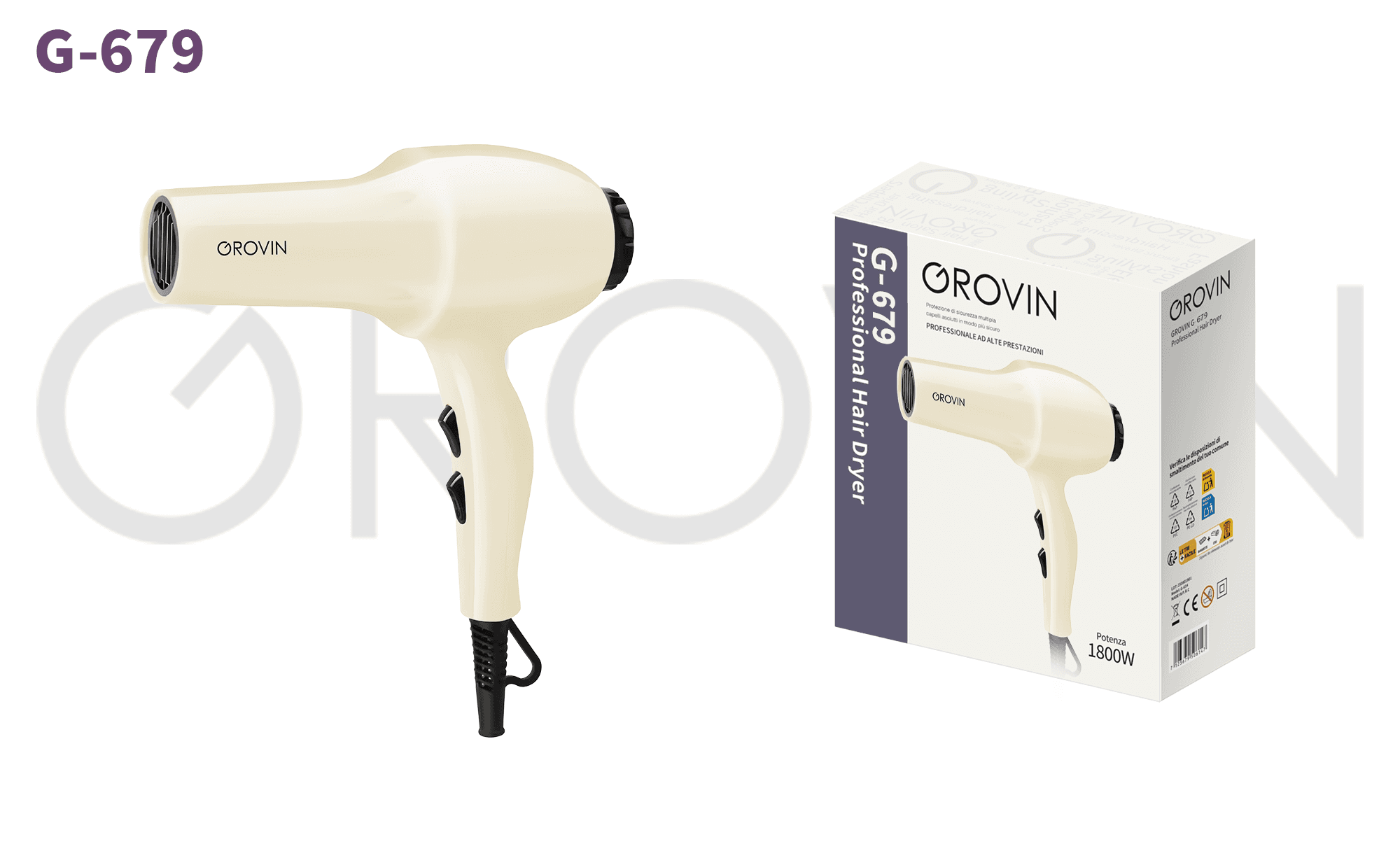 GROVIN G-679 Hair Dryer