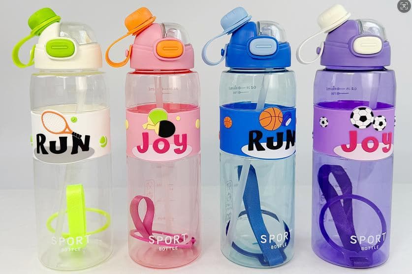 Plastic Water Bottle, 770 ml, 7.5 x 21.5 cm, Ref. WB61149