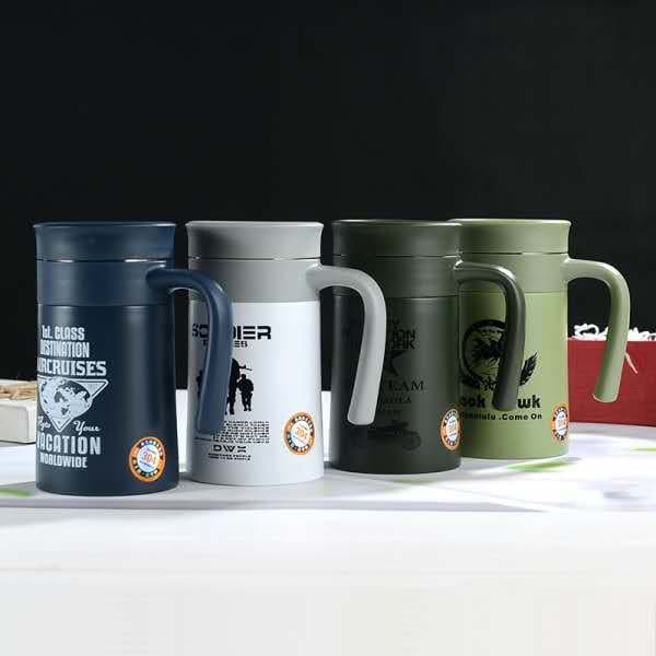 Diwangxin 5032 Insulated Office Mug with Handle, 520ml