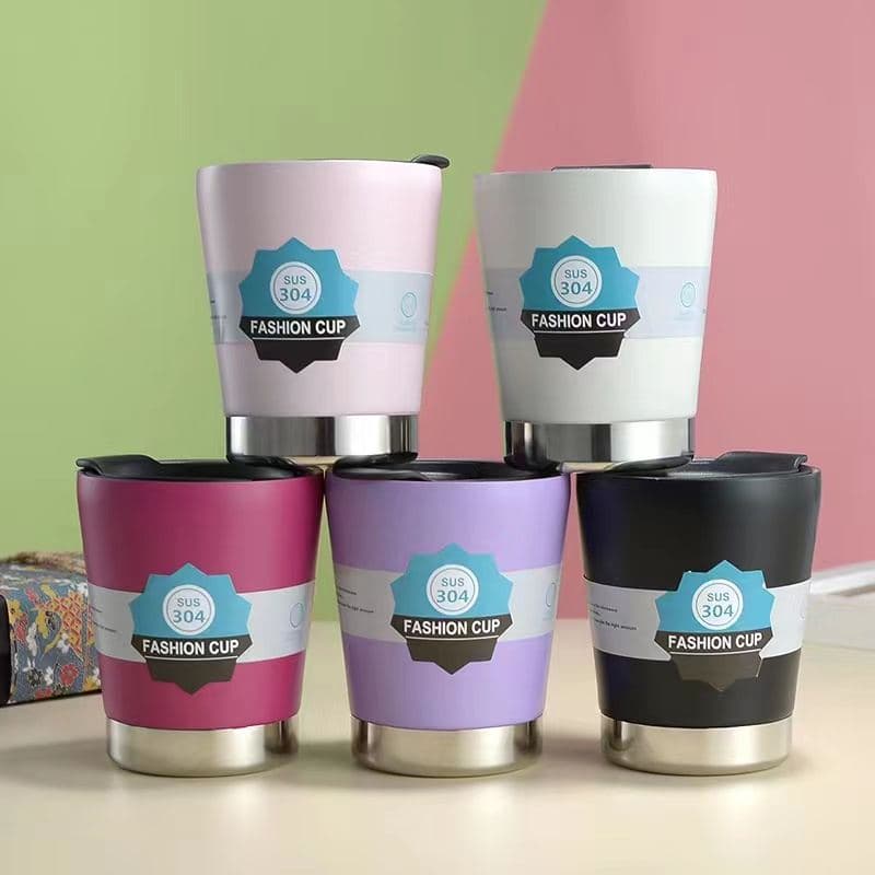 Diwangxin 5175 Fashion Cup, 318ml Tapered Tumbler with Sip Lid