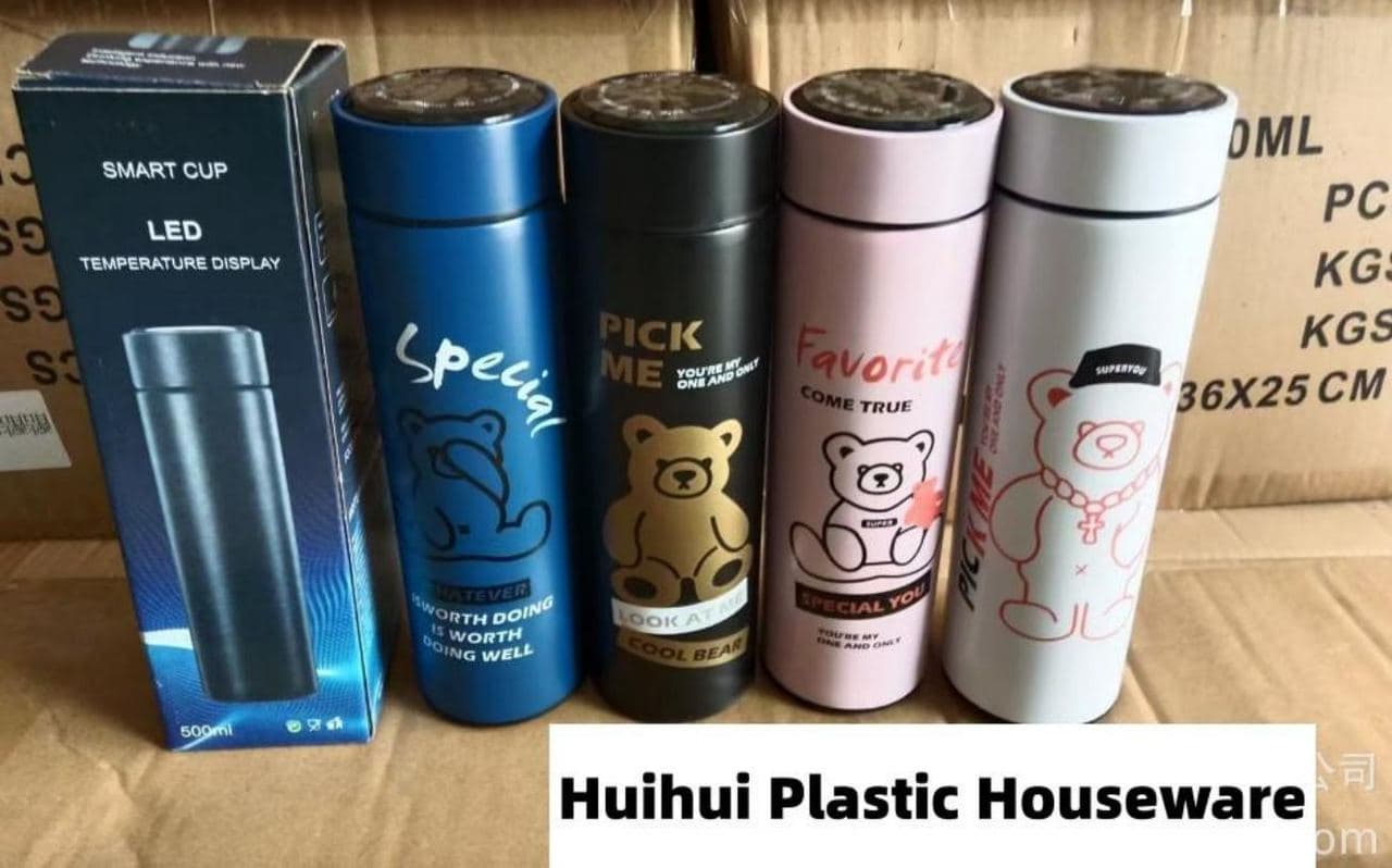 Stainless Steel Vacuum Flask, with Pop-Up Lid, 500 ml, Ref. F013