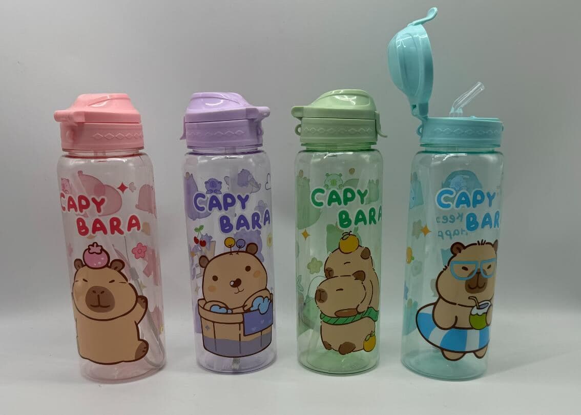 Plastic Water Bottle, 770 ml, PET, 23.5 x 7 cm, Ref. WB61092