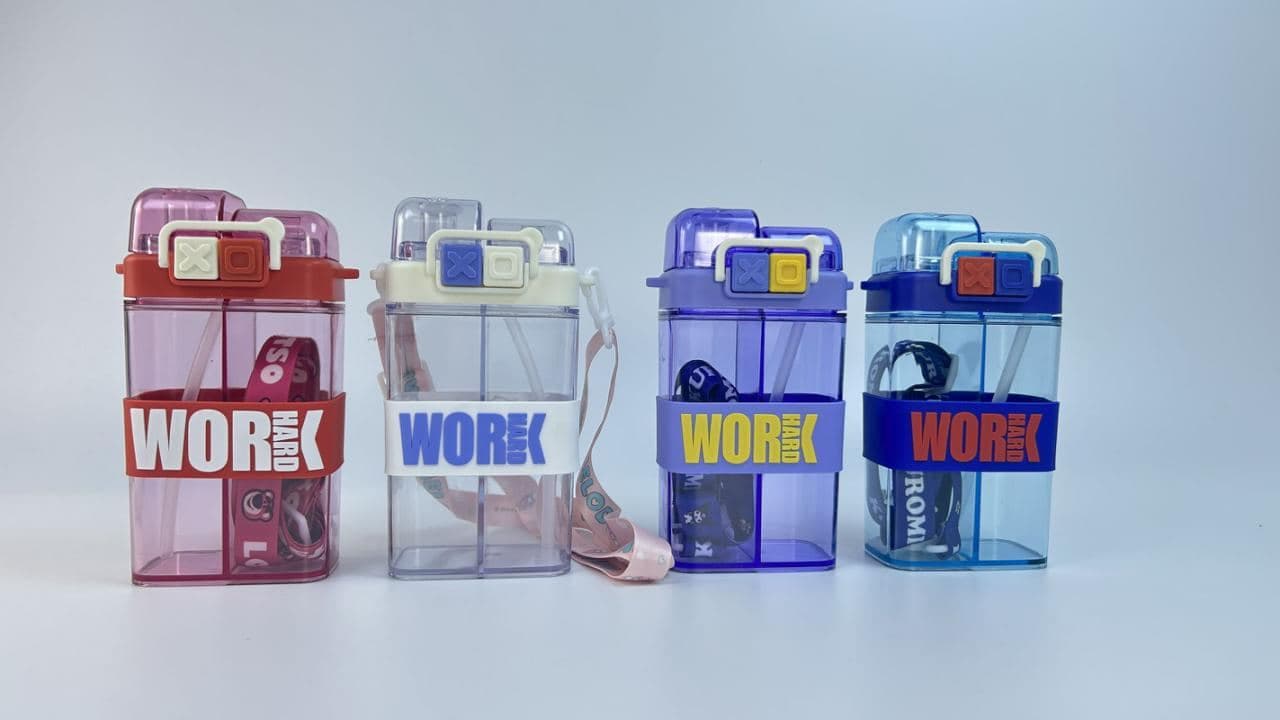 Plastic Water Bottle, 1000 ml, PC, Ref. WB60755