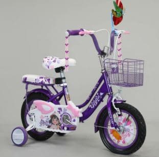 YH Girls Bike with Backrest Seat and Windmill 3