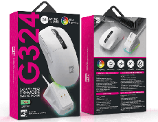 R8 G324 5D Wired & 2.4G & BT Rechargeable Gaming Mouse with LED Screen Display 2