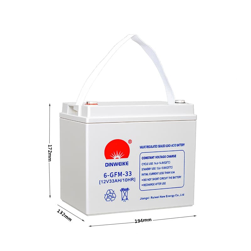 Ruiwei 12V33AH Sealed Lead-Acid Battery, 12V 33Ah, 9.5kg