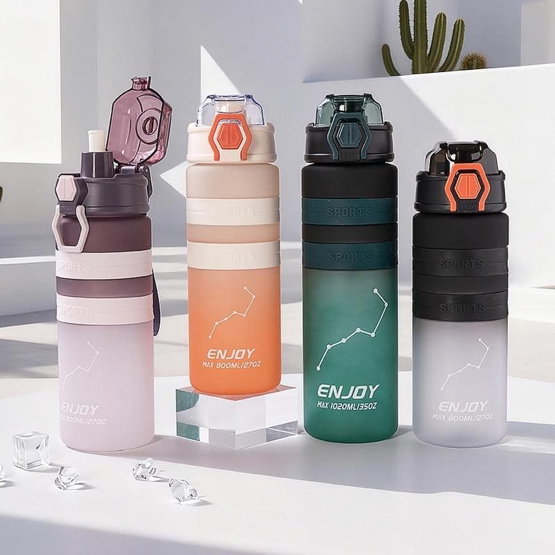 Plastic Water Bottle, 860 ml, PC+PP, Ref. WB60013