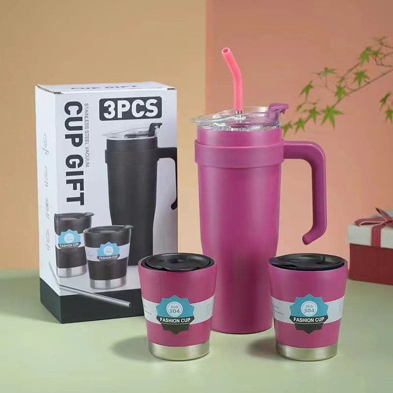 Diwangxin 5179-2 Gift Set, 1200ml Handled Tumbler with Two Cups 6