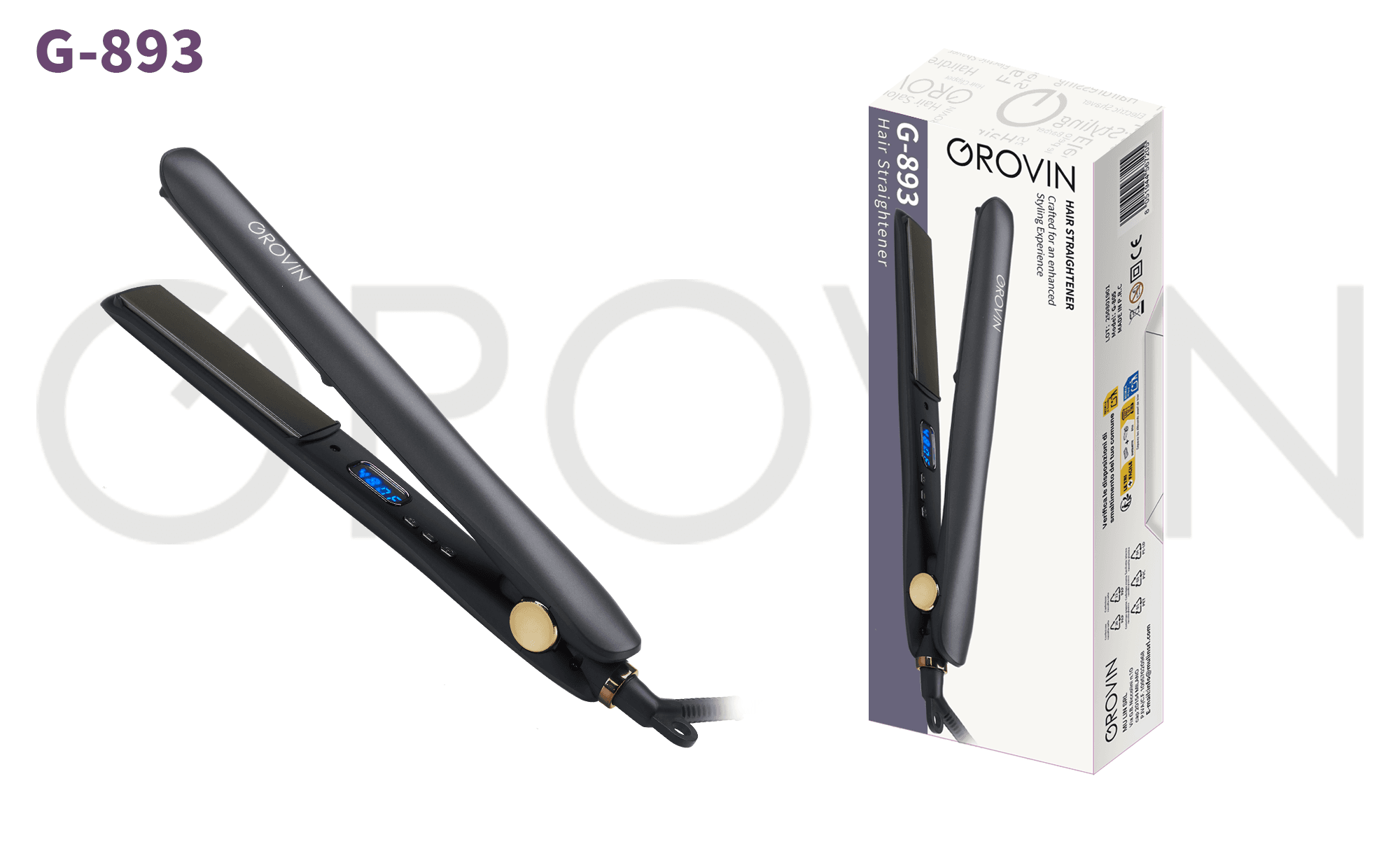GROVIN G-893 Hair Straightener