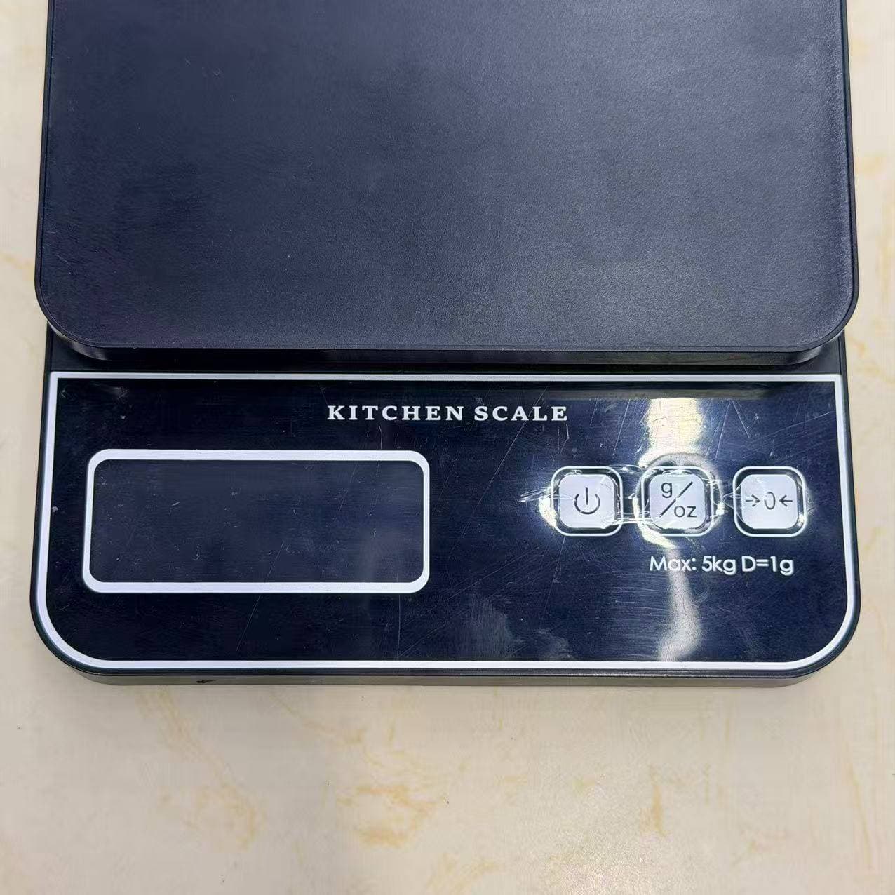 All-Black Kitchen Scale, 5kg/1g 4