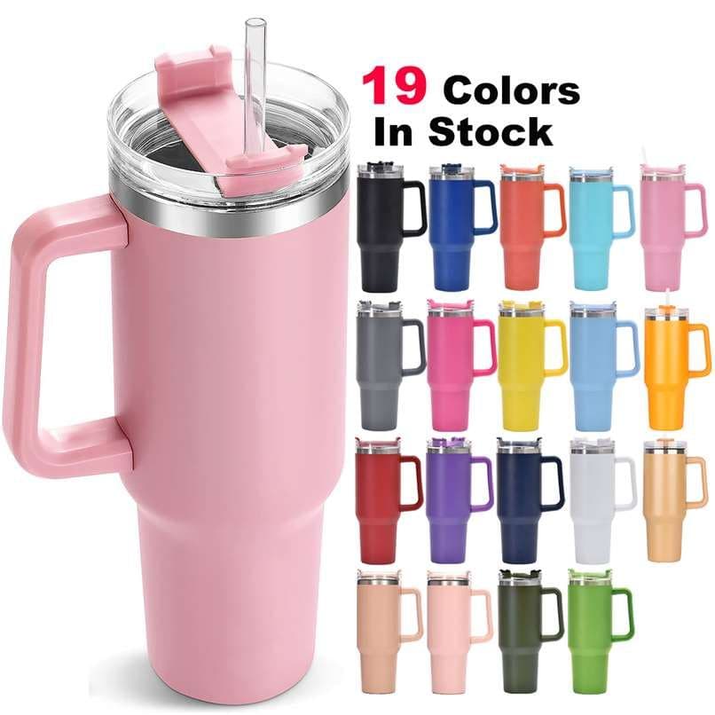 Diwangxin 5220 Car Tumbler with Handle and Straw, 1200ml