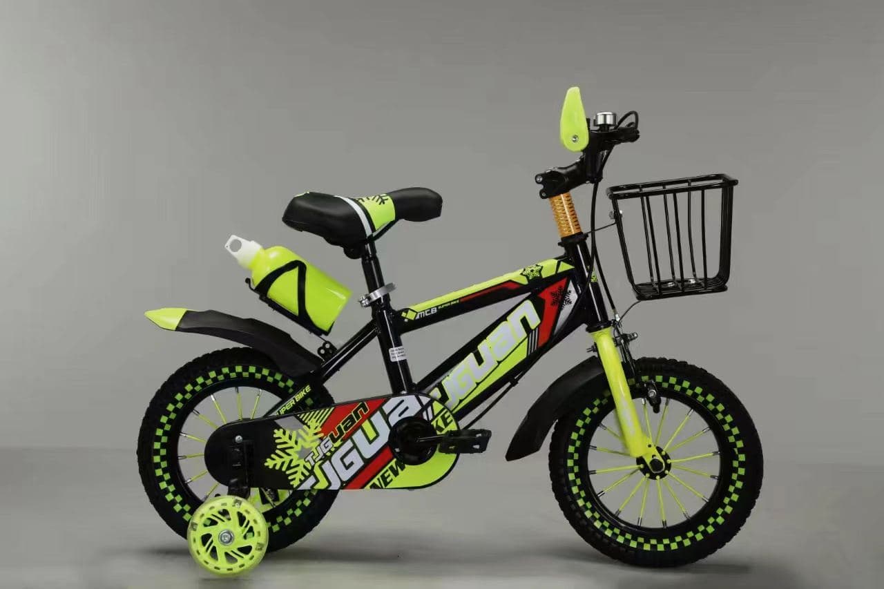 TJGUAN HJ12 Kids Bike with Water Bottle and Basket 3