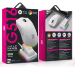 R8 G516 6D Wireless 2.4G & BT Rechargeable Mouse Gaming Mouse, 1600-2400-3200 DPI, 6 Buttons 5